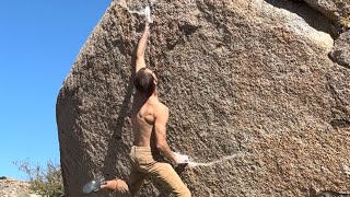 The Don Wall V7  Culp Valley Bouldering [upl. by Jacinda]