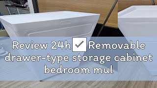 Review 24h✅Removable drawertype storage cabinet bedroom multilayer chest of drawers plastic thick [upl. by Cathlene]