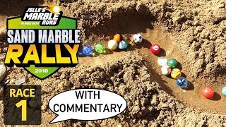 Jelles Marble Runs Sand Marble Rally 2018  Race 1 [upl. by Soph]