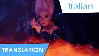 Poor Unfortunate Souls Italian Lyrics amp Translation [upl. by Kempe]