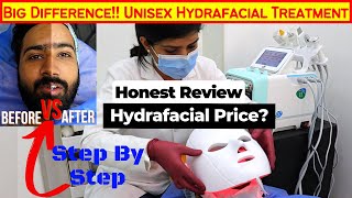 Big Difference Unisex Hydrafacial Treatment Before and After Results  Hydrafacial Price in India [upl. by Nitaf]