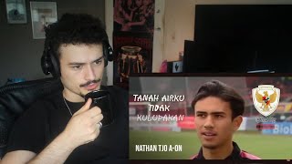 DUTCH GUY REACTS TO Tanah Airku  TimNas Indonesia  Waseems Way  🇮🇩 REACTION [upl. by Anovahs748]