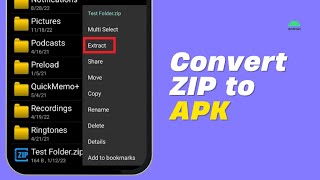 How To Convert ZIP to APK on Android 2024  Easy Fix [upl. by Ainelec]