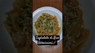 Le Tagliatelle più Veloci e Gustose di sempre🥢 tagliatelle lattevegetale foglicartariso vegan [upl. by Aztin]