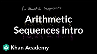 Introduction to arithmetic sequences  Sequences series and induction  Precalculus  Khan Academy [upl. by Adnoyek277]