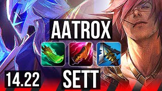 AATROX vs SETT TOP  KR Challenger  1422 [upl. by Elnar]