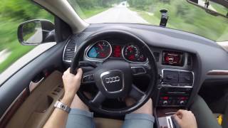 Audi Q7 2010 Tiptronic 30 TDI 245HP POV amp Acceleration [upl. by Yeh]