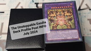 The Unstoppable Exodia Incarnate Deck Profile Post INFO July 2024 [upl. by Whitson478]