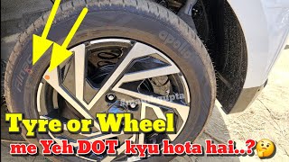 Red Dot on Tyre Side Wall amp Wheel Explained  hyundai i20 2024  new car buying guide 2024 [upl. by Converse]