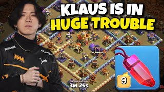 Klaus FORGETS To Change Equipments on LALO ATTACK Clash of Clans [upl. by Lemcke]