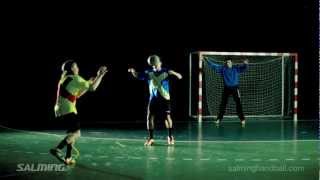 Salming Handball Feint  Threestepfeint [upl. by Atinauj]