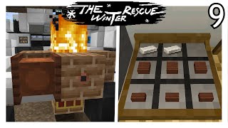 Smelting Iron amp Almost Making A Crafting Table  Ep9  The Winter Rescue Minecraft [upl. by Ellerey]