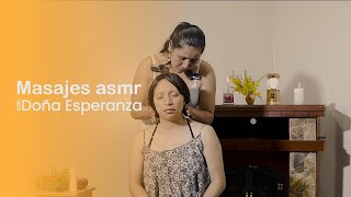 MASAJES ASMR  Con plantas medicinales y susurros relajantes  ASMR ESPAÑOL [upl. by Ymar]