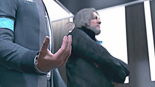 Detroit Become Human  Hank Tries to Match Connors Coin Tricks [upl. by Flaherty483]