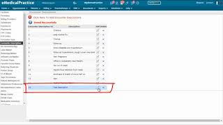 Encounter description  eMedPractice [upl. by Nylirac]