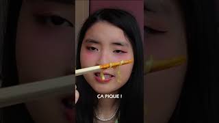 je teste des snacks asiatiques extrait de ma dernière vidéo shorts food [upl. by Nahgiem]