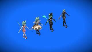 girldm Pikuniku Dance vtuber [upl. by Ellenaj]