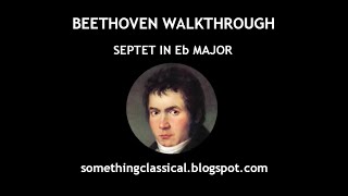 BEETHOVEN  SEPTET OP 20 full analysis [upl. by Obeng265]