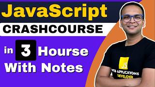 🚀🔥 JavaScript Crash Course 2024  Hindi  Notes  Certificate [upl. by Verras188]