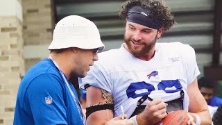 Case Keenum goes undercover at Buffalo Bills training camp as a fan 😂 via Buffalo Bills [upl. by Ert]