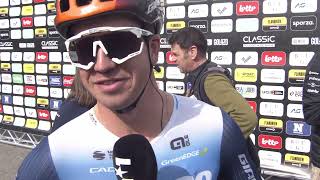 Dylan Groenewegen  Interview at the start  Classic BruggeDe Panne 2024 [upl. by Worrad802]