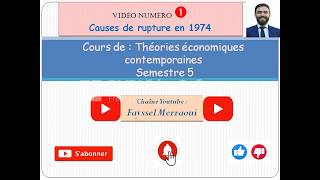 Vidéo 1  Théories économiques contemporaines  Causes de rupture en 1974 [upl. by Nyliuqcaj591]