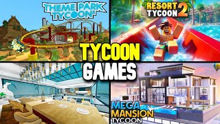 10 BEST Roblox Tycoon Games to Play in 2024 [upl. by Riay]