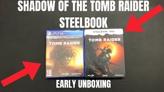 Shadow Of The Tomb Raider Croft Edition PS4 Unboxing tomb raider ps4 2018 [upl. by Ikairik]