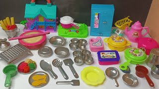 Play with Amazing mini kitchen set MINI CLAY Dolliyon [upl. by Peale]