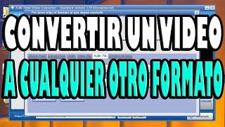 Como Convertir Videos a Otros Formatos  MP3 MP4 WMA WMV  3GP MP4 AVI WMV [upl. by Alilad]