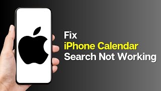 How to Fix iPhone Calendar Search Not Working [upl. by Teri]