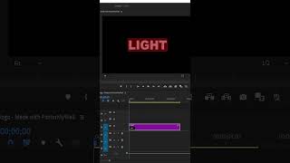 How To Create glowing text in premiere pro PART 1 [upl. by Irmine]