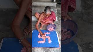 grand mother diwali decoration grandmother hardworkingshorts [upl. by Nwonknu]