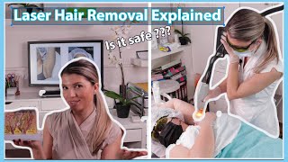 Laser Hair Removal process fully explained  Full Demo on Underarms using Candela Laser 2020 [upl. by Sibella]