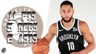 Ben Simmons 11 pts 5 rebs 2 asts vs Wizards 2024 Preseason [upl. by Adlanor]