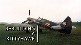 Mechanical genius rebuilds a vintage Kittyhawk fighter plane in his backyard [upl. by Lorin]