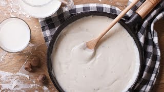 Cómo hacer salsa BECHAMEL CASERA sin mantequilla  Receta fácil de Karlos Arguiñano [upl. by Ralli120]