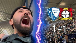 IM KELLER BRENNT NOCH LICHT  STADIONVLOG  BOCHUM VS LEVERKUSEN [upl. by Erminna]