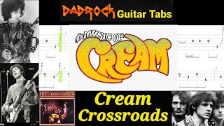 Crossroads  Cream  Guitar  Bass TABS Lesson Request [upl. by Ossie]