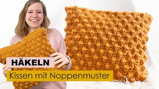 Einfaches Kissen häkeln  DIY Deko [upl. by Ebony]