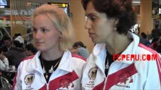 Entrevista a Valentina Shevchenko y Antonina Shevchenko que compiten en México [upl. by Sredna]