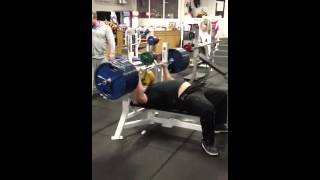 Eddie Hall 260kg Bench RAW [upl. by Bromleigh]