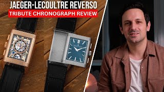 The Coolest Reverso Ever JaegerLeCoultre Reverso Tribute Chronograph HandsOn Review [upl. by Gamin]