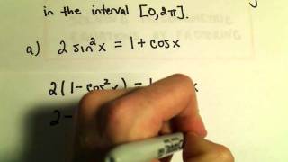 Solve Trigonometric Equation by Factoring Example 1 [upl. by Thebault]