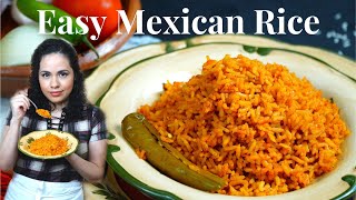 How to make MEXICAN RICE  TRADITIONAL MexicanSPANISH rice RECIPE [upl. by Melia]