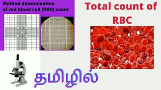 Total count of RBC in tamil  total count of RBC  RBC total count total RBC count தமிழில்part 1 [upl. by Vandyke]