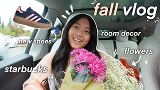 ULTIMATE FALL VLOG  starbucks pumpkins HAUL [upl. by Aiksas]