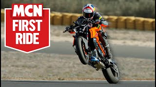 The Beast gets better 2024 KTM 1390 Super Duke R tested on track  MCN Review [upl. by Karlan570]