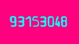 Numbers 0 to 200000000 [upl. by Haiasi]