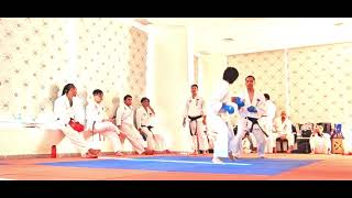 Shorin ryu karate kumite  sparring training [upl. by Rapsac]